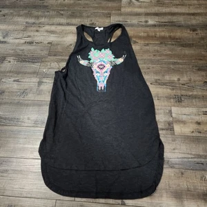 Umgee tank top thin bull with flowers ladies size M Pre-owned never worn 2215 - Picture 1 of 5