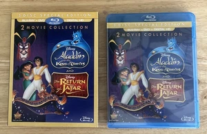 Aladdin: King of Thieves & Return of Jafar (Blu-ray/DVD)RARE OOP NEW Authentic - Imagen 1 de 11