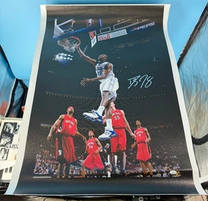 Dwight Howard Orlando Magic #12 Signed Blacked-Out Canvas JSA Authenticated Mint - Picture 1 of 5