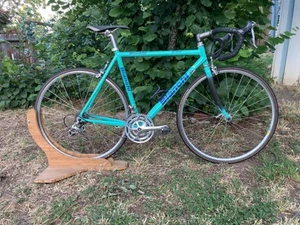 55cm Bianchi Giro Celeste Road Bike Triple Aluminum Carbon Shimano 105 - Picture 1 of 19
