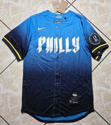 Nike Philadelphia Phillies Bryce Harper #3 Authentic City Connect Jersey Mens S - Image 1 of 4