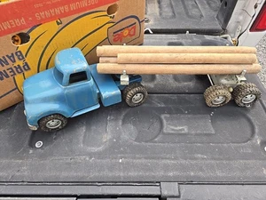 Vintage 1950s Tonka Semi Log Truck Pressed Steel - Picture 1 of 13