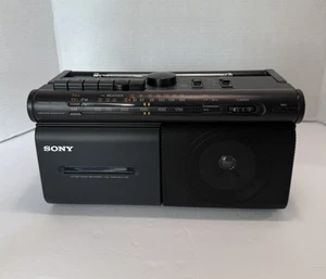 Sony Vtg Radio CFM-30TW AM/FM Radio Cassette Recorder Corded / Battery Tested - Picture 1 of 7