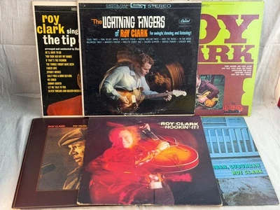 Roy Clark Vinyl LP Lot of 6 – Lightning Fingers, Tip of My Fingers, Urban + more Foto 1 de 4