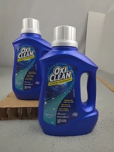2x OxiClean Detergente Líquido Fresco Espumoso Alta Def para Lavandería, 60 OZ 40 Cargas. - Imagen 1 de 7