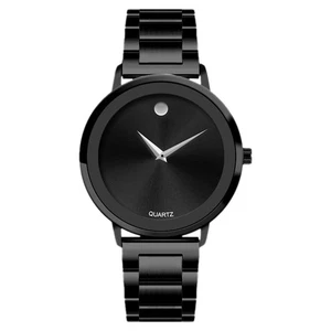 Orologio da polso uomo Mo#vado business quarzo quadrante nero e bracciale acciaio inox - Foto 1 di 2