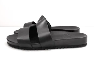 Grenson Chadwick Black Leather Double Strap Sandals UK5 w/Box - Picture 1 of 6