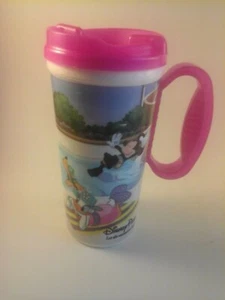 Walt Disney - Disney Parks - FUN AT THE POOL (pink - Refill Souvenir Whirley Mug - Picture 1 of 4