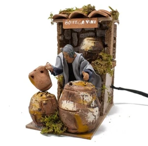 Pastore per Presepe in Movimento Il Bottaio Statuina Terracotta 10 cm - Foto 1 di 5
