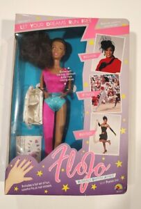 FloJo Florence Griffith Joyner 11 1/2 Fashion  Doll 1989 LJN Toys Ltd. 