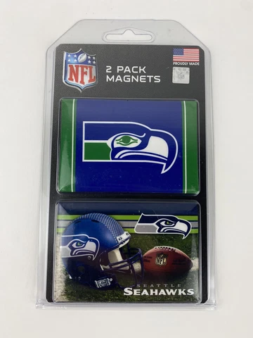 Seattle Seahawks 2 Pack Maget Set 2x3 Inch NFL Cover