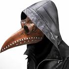 Halloween Long Nose Plague Doctor Full Face Mask Steampunk Costume Masquerade