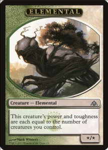 Magic the Gathering card 2013 Token Elemental NON FOIL - Picture 1 of 1
