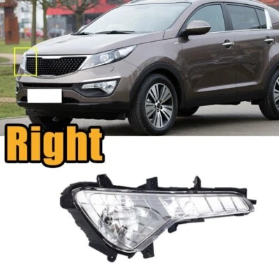 Luz antiniebla parachoques delantero derecho luz de circulación diurna para Kia Sportage 2009-2014 Foto 1 de 4