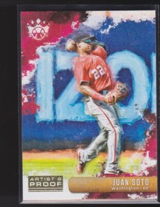  2019 Diamond Kings Artist Proof #65 Juan Soto