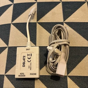 DSL cable adsl modem phone line adapter And Telephone Extension Cable - Bild 1 von 6
