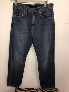 Calvin Klein Relaxed Straight Leg Mens Blue Denim Jeans Size 30 X 31 - Picture 1 of 8
