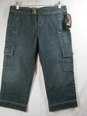 Polo Ralph Lauren 女式 4 码裁剪周六剩余牛仔裤新品 — 第 1/4 张图片