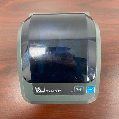 Zebra GK420d Thermal Transfer Barcode Label Printer w / Ethernet GK42-202210 - Image 1 of 4