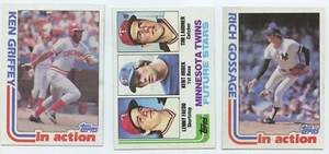 Lote de 100 tarjetas Topps 1982 paquete Fresh Inc. Griffey, Kent Hrbek novato, Gossage - Imagen 1 de 2