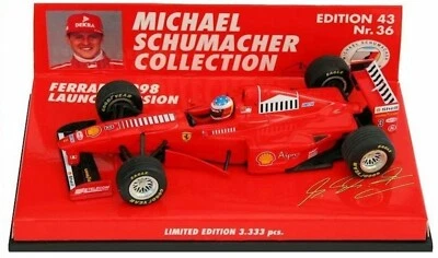 WOW EXTREMELY RARE Ferrari F300 Schumacher Maranello 1998 MSC36 1:43 Minichamps - Image 1 of 3