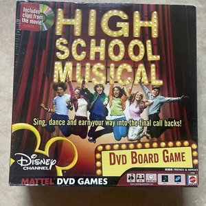 High School Musical CD Board Game by Mattel, Ages 6+ NEW Sealed Free Shipping!! - Picture 1 of 2