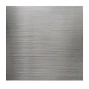 30-Pack of 12 x 4" Brushed Aluminum Peel-and-Stick Tile Backsplash Panels, St... - Picture 1 of 6