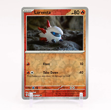 Larvesta - 040/197 Obsidian Flames Reverse Holo Pokemon - NM/MINT
