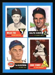 Nellie Fox / Ralph Kiner / Ted Kluszewski 1992 Topps Bazooka #17 BASEBALL Card - Picture 1 of 2