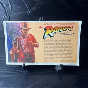 Indiana Jones - Raiders of The Lost Ark (anuncio promocional de Atari) - Imagen 1 de 2