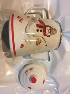 Weihnachten Schneemann Topf - Bild 1 von 9