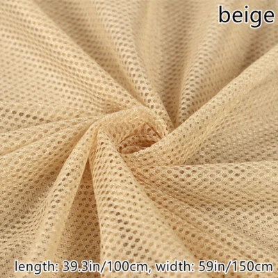 Tecido de malha rede de pesca furo oco esporte fantasia forro material faça você mesmo respirável - Imagem 1 de 4