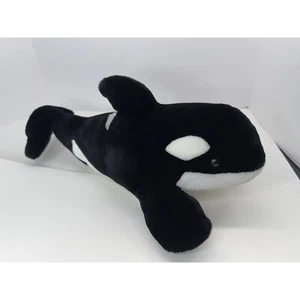 20" Sea World Shamu Plush Orca Killer Whale Plush Stuffed Animal Vintage - Picture 1 of 10