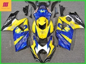Fairing Kit for 2007 2008 Suzuki GSXR1000 K7 ABS Injection Bodywork Blue Yellow - Picture 1 of 2