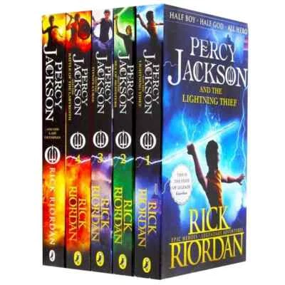 Percy Jackson X 5 Book Set Series Collection 5 Book Set Paperback NEW - Image 1 of 2