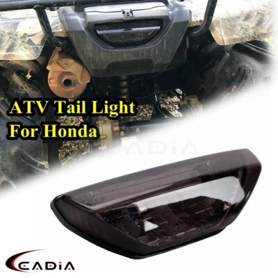 Smoked Tail Light For Honda TRX 250 300 400 420 500 Fourtrax Foreman 2005-2021 - Image 1 of 4