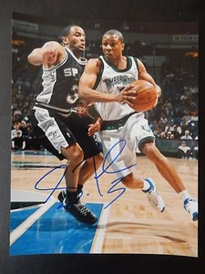 Sebastian Telfair Autographed 8" X 10" Photograph Minnesota Timberwolves Guard - Picture 1 of 2