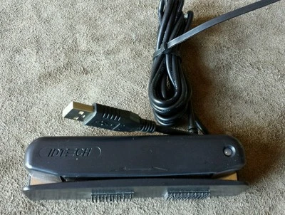 IDTECH EasyMag Intelligent USB Magnetic Card Swipe Reader 3341 IDEA-334112B - Image 1 of 2