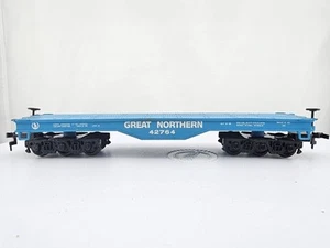 Bachmann HO Scale 40' Great Northern 42764 Flat Car Model Train Rolling Stock - Picture 1 of 11