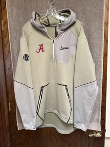 Alabama Crimson Tide Jacket Men XL Nike Tech CFP Playoff Media Day 1/4 Zip - Picture 1 of 7