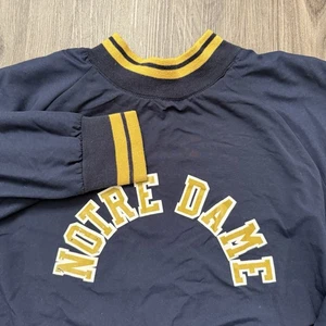 VINTAGE Notre Dame Fighting Irish Jacke Herren L Reebok Windbreaker Pullover 90s - Bild 1 von 11