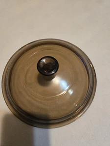 Pyrex Corning Ware Visions Rund Bernstein V-2,5-C Ersatz 6" Deckel - Bild 1 von 2