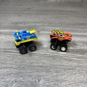 MICRO MACHINES Wind-Up CRANKERS Collection Galoob 65 Tank Monster Truck Works - Picture 1 of 10