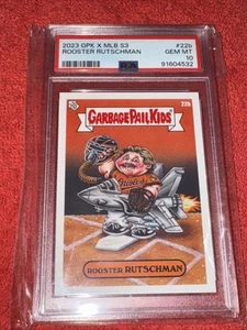2023 GPK X MLB S3 ROOSTER RUTSCHMAN # 22b PSA GEM MT 10 - Picture 1 of 2