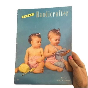 Libretto vintage maglieria 1951 Bernat artigiano bambino maglia a mano #27 - Foto 1 di 2