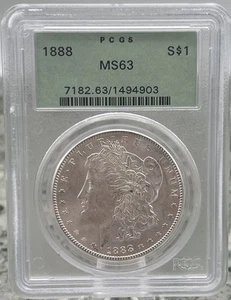 1888 Morgan Silver Dollar - PCGS MS63 - Original Luster & Sharp Strike - Bild 1 von 8