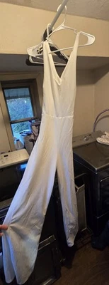 Mono mameluco para mujer Crystal Sky talla grande blanco sin mangas Foto 1 de 3