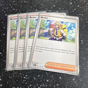 4X Arven 186/197 SV03: Obsidian Flames Non holo- Playset - Picture 1 of 1