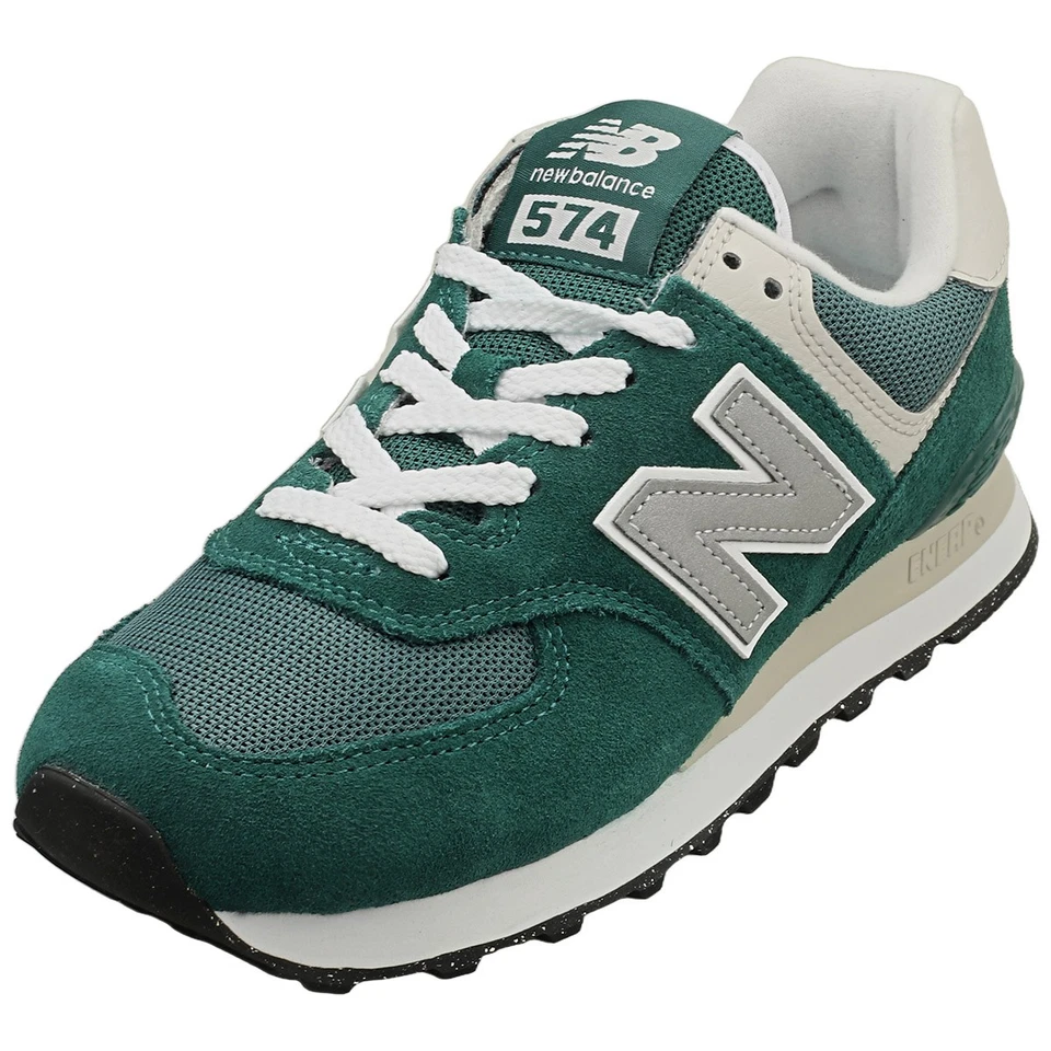 New Balance Chaussures 574 Vert Unisex Mode - Photo 1/4
