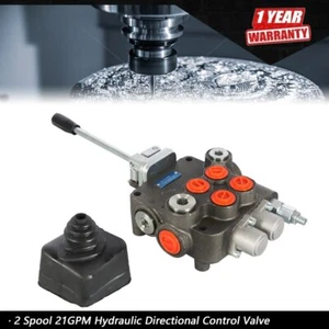 Válvula de control direccional hidráulica de 1 carrete 11 GPM 3600 PSI BSPP interfaz - Imagen 1 de 7